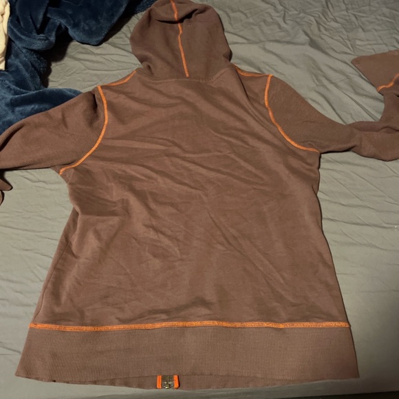 Vintage harley davidson brown and orange jacket - Picture 2 of 2